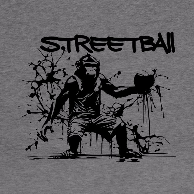 Streetball Monkey by lkn